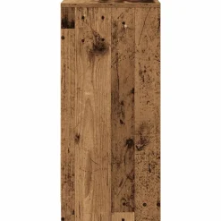 vidaXL Dressoir 29,5x34x76 cm bewerkt hout oud houtkleurig