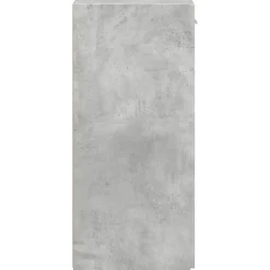vidaXL Dressoir 30x42,5x93 cm bewerkt hout betongrijs