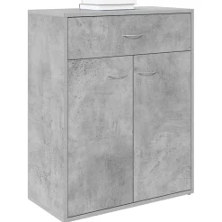 vidaXL Dressoir 60x30x75 cm bewerkt hout betongrijs
