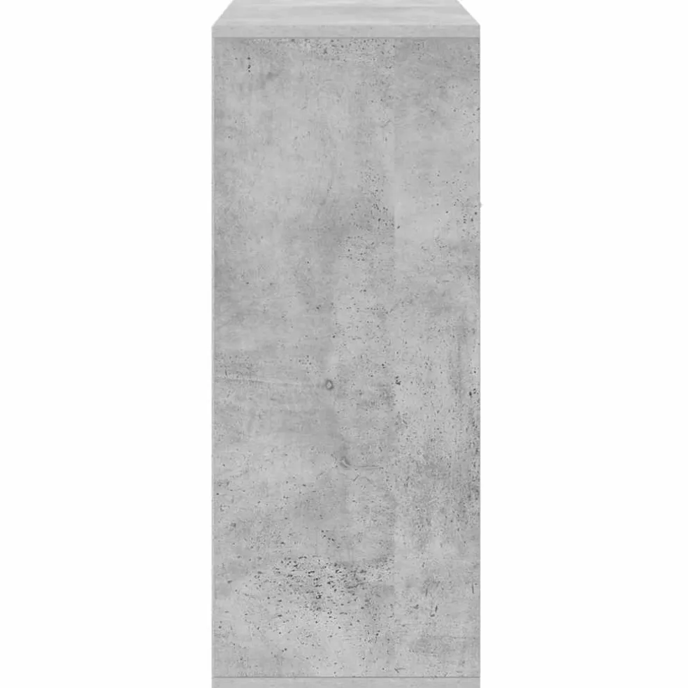 vidaXL Dressoir 30x30x70 cm bewerkt hout gerookt eikenkleurig