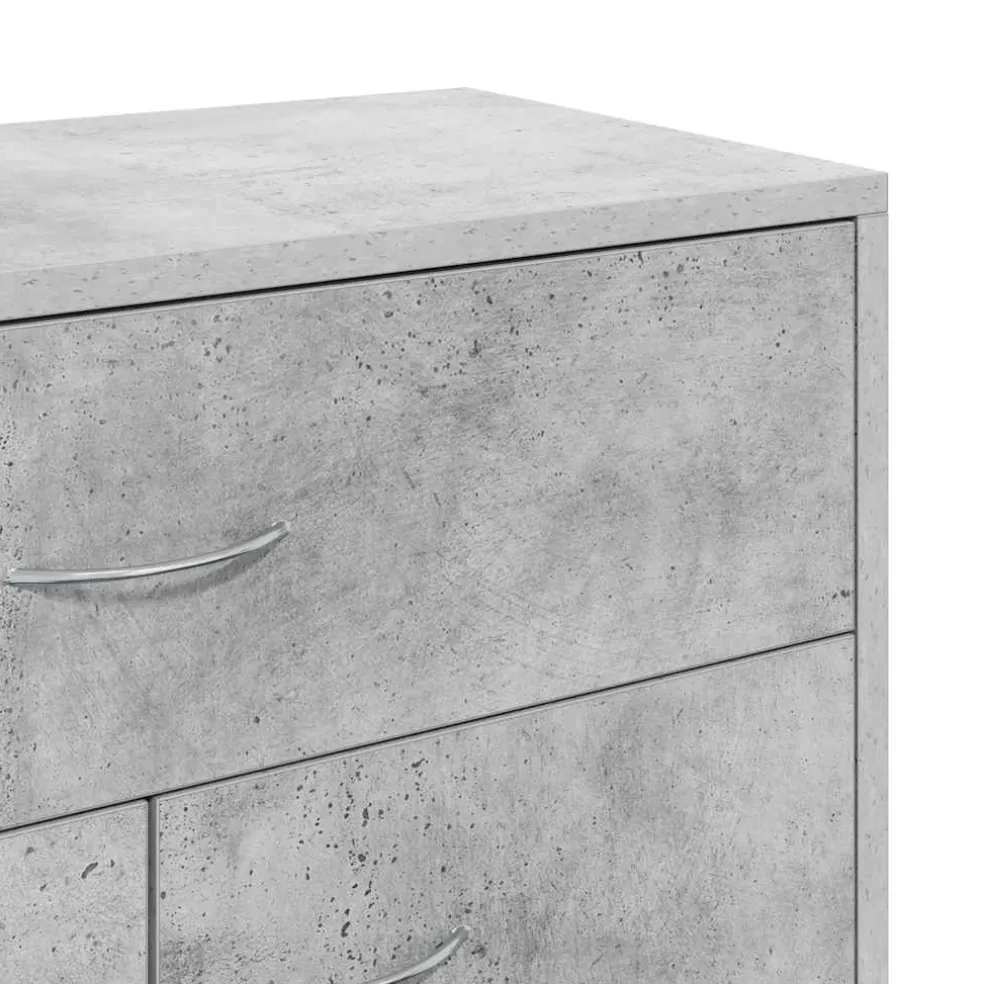 vidaXL Dressoir 30x30x70 cm bewerkt hout gerookt eikenkleurig