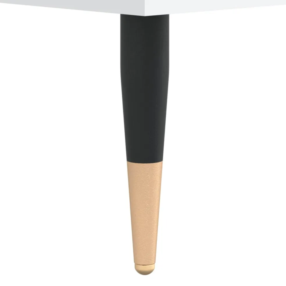 vidaXL Dressoir 69,5x34x90 cm bewerkt hout wit