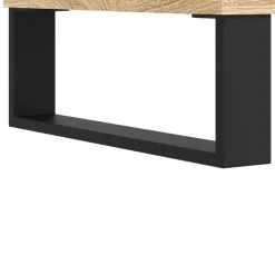 vidaXL Dressoir 34,5x34x90 cm bewerkt hout sonoma eiken