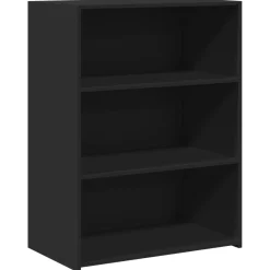 vidaXL Dressoir 70x41x93 cm bewerkt hout zwart