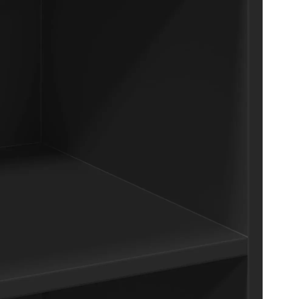 vidaXL Dressoir 70x41x93 cm bewerkt hout zwart