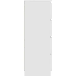 vidaXL Dressoir 60x35x98,5 cm bewerkt hout wit