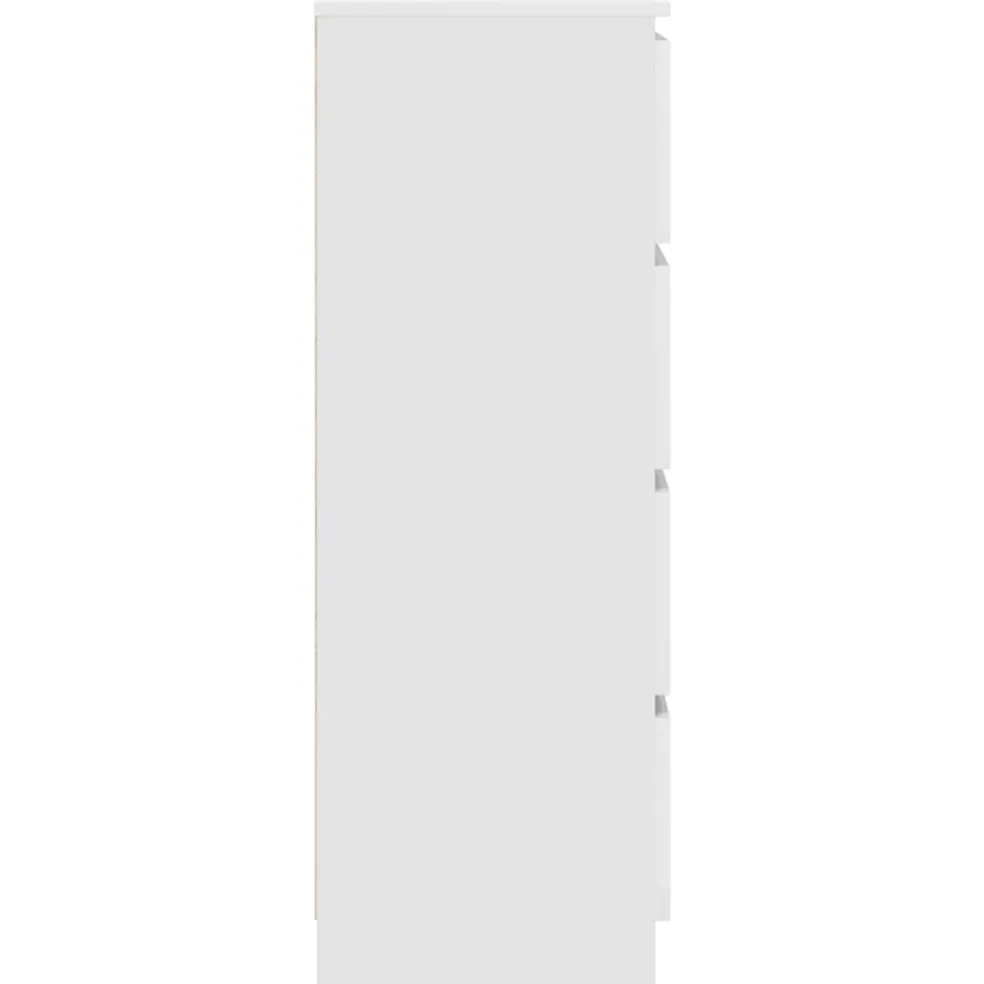vidaXL Dressoir 60x35x98,5 cm bewerkt hout wit
