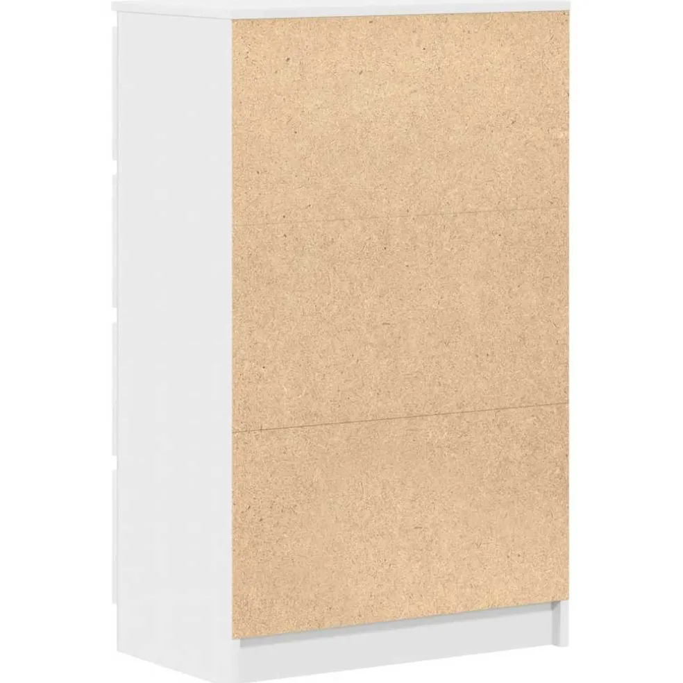 vidaXL Dressoir 60x35x98,5 cm bewerkt hout wit