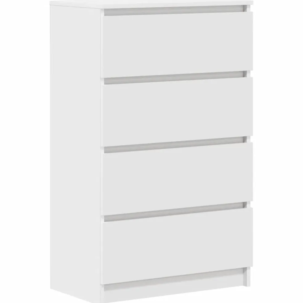 vidaXL Dressoir 60x35x98,5 cm bewerkt hout wit