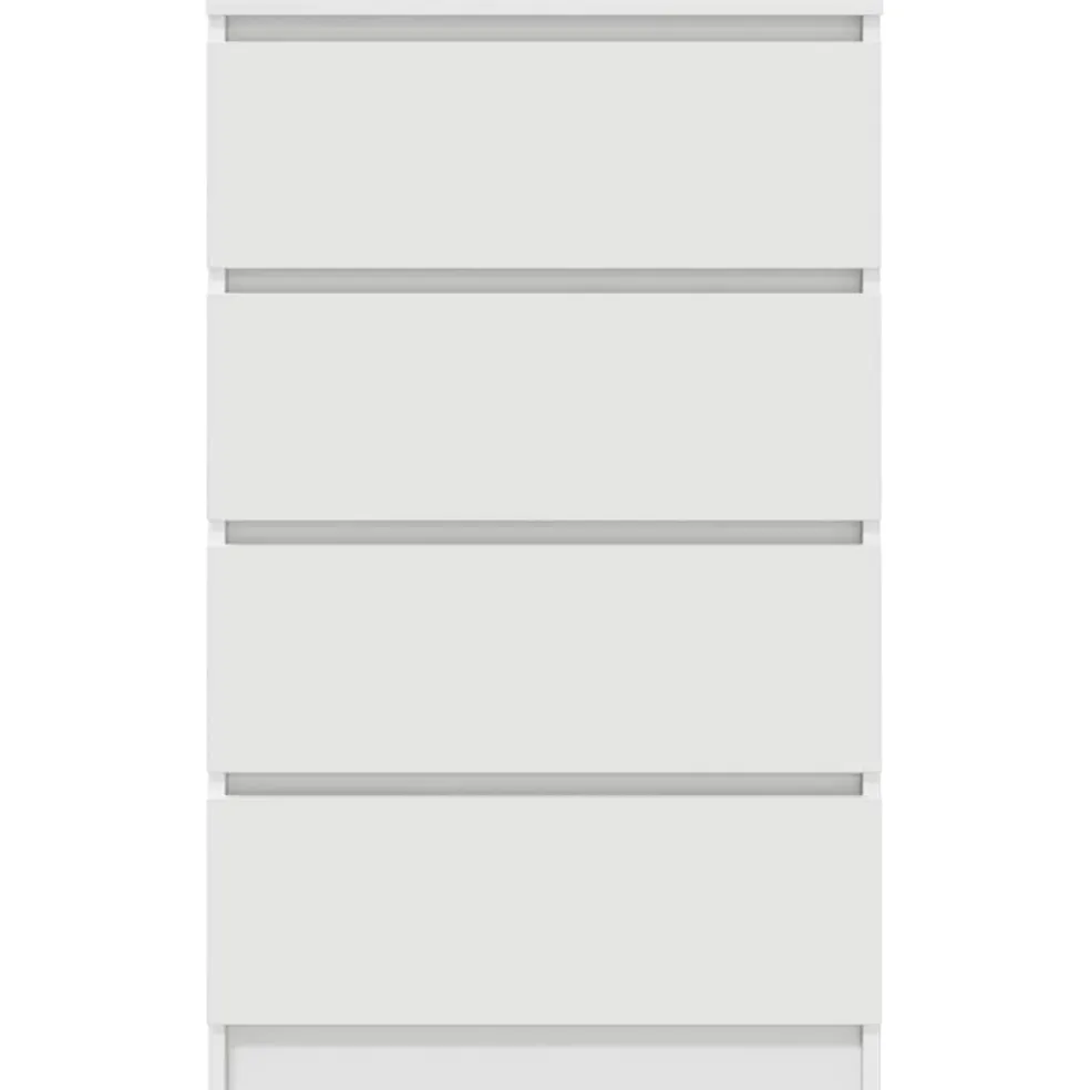 vidaXL Dressoir 60x35x98,5 cm bewerkt hout wit
