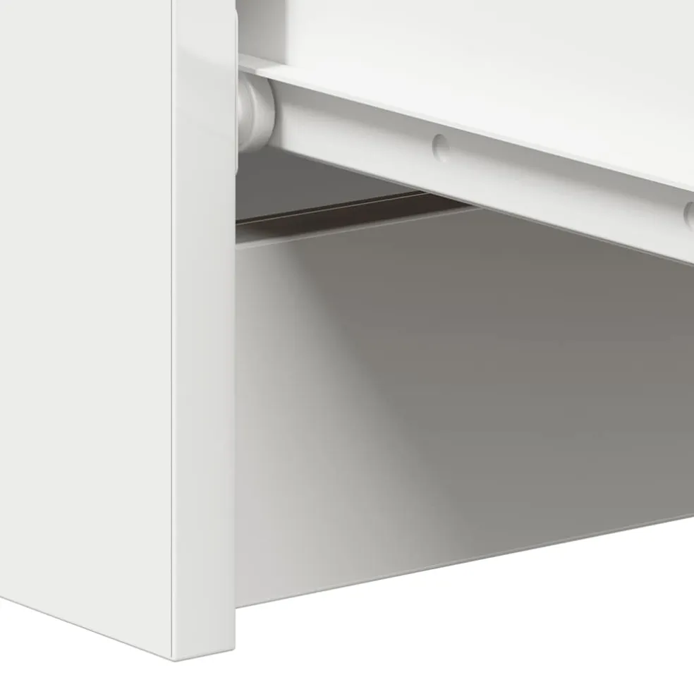vidaXL Dressoir 60x35x98,5 cm bewerkt hout wit