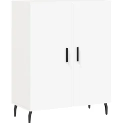 vidaXL Dressoir 69,5x34x90 cm bewerkt hout wit
