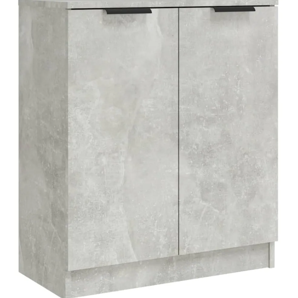 vidaXL Dressoir 60x30x70 cm bewerkt hout betongrijs