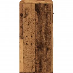vidaXL Dressoir 80x33x70 cm bewerkt hout oud houtkleurig