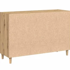 vidaXL Dressoir 103,5x35x70 cm bewerkt hout artisanaal eikenkleurig