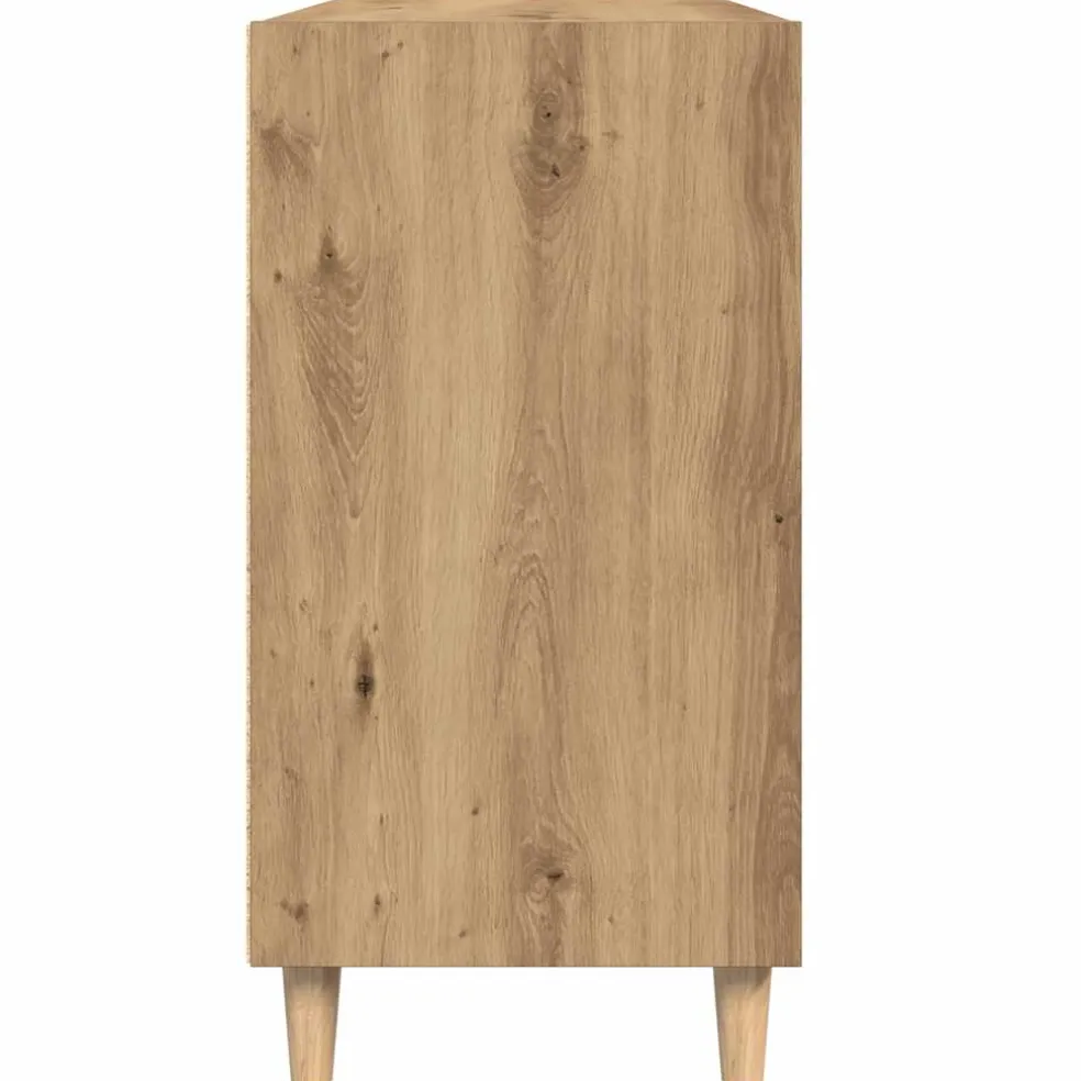 vidaXL Dressoir 103,5x35x70 cm bewerkt hout artisanaal eikenkleurig