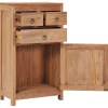 vidaXL Dressoir 50x30x90 cm massief teakhout