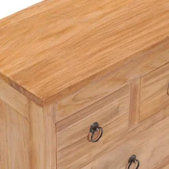 vidaXL Dressoir 50x30x90 cm massief teakhout