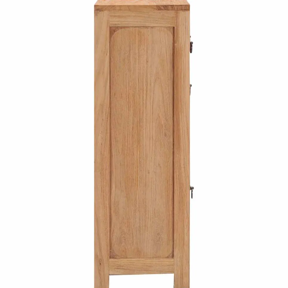 vidaXL Dressoir 50x30x90 cm massief teakhout