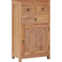 vidaXL Dressoir 50x30x90 cm massief teakhout