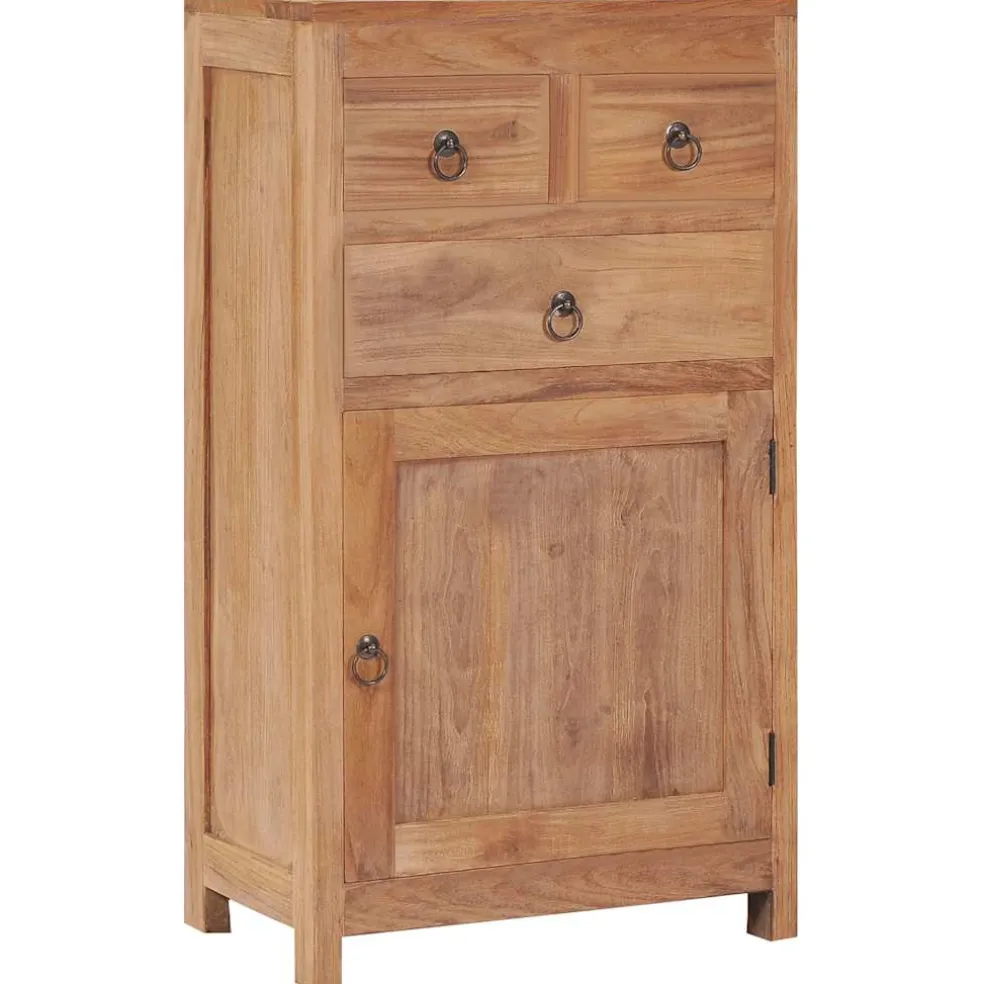 vidaXL Dressoir 50x30x90 cm massief teakhout