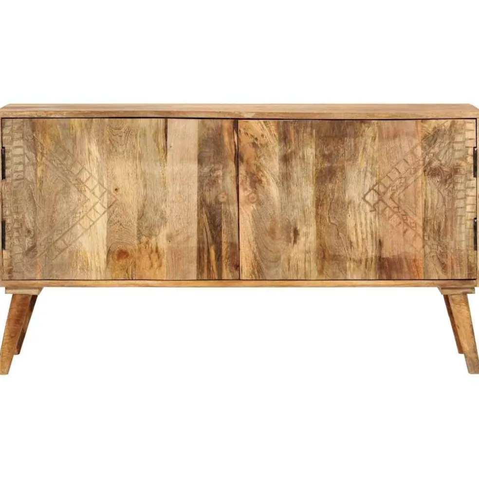 vidaXL Dressoir 110x30x60 cm massief mangohout