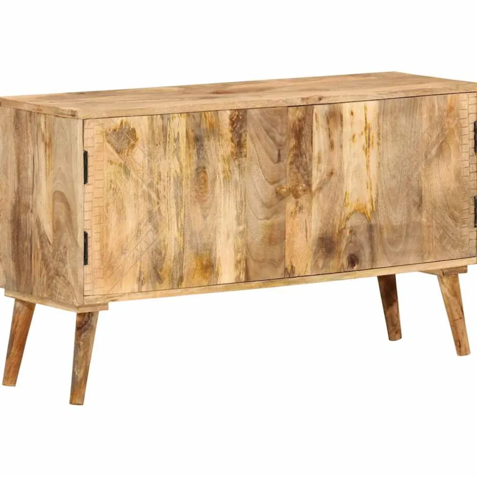 vidaXL Dressoir 110x30x60 cm massief mangohout