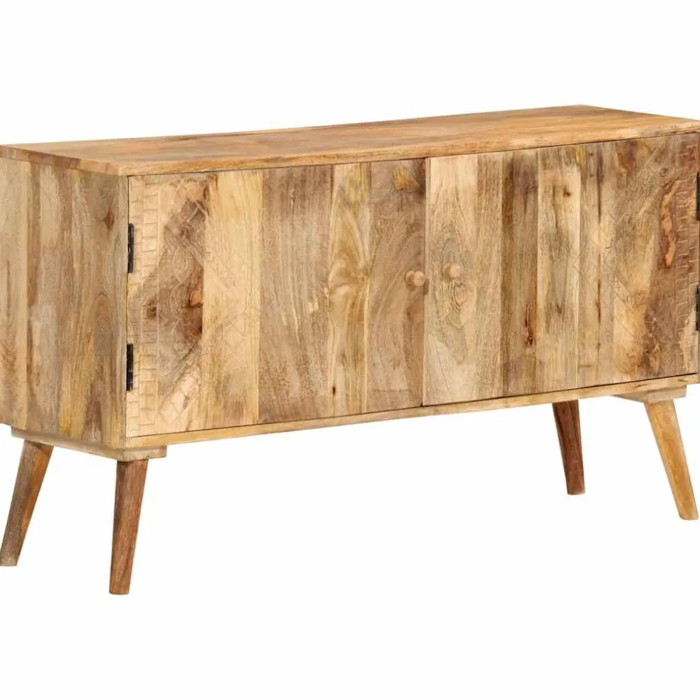 vidaXL Dressoir 110x30x60 cm massief mangohout