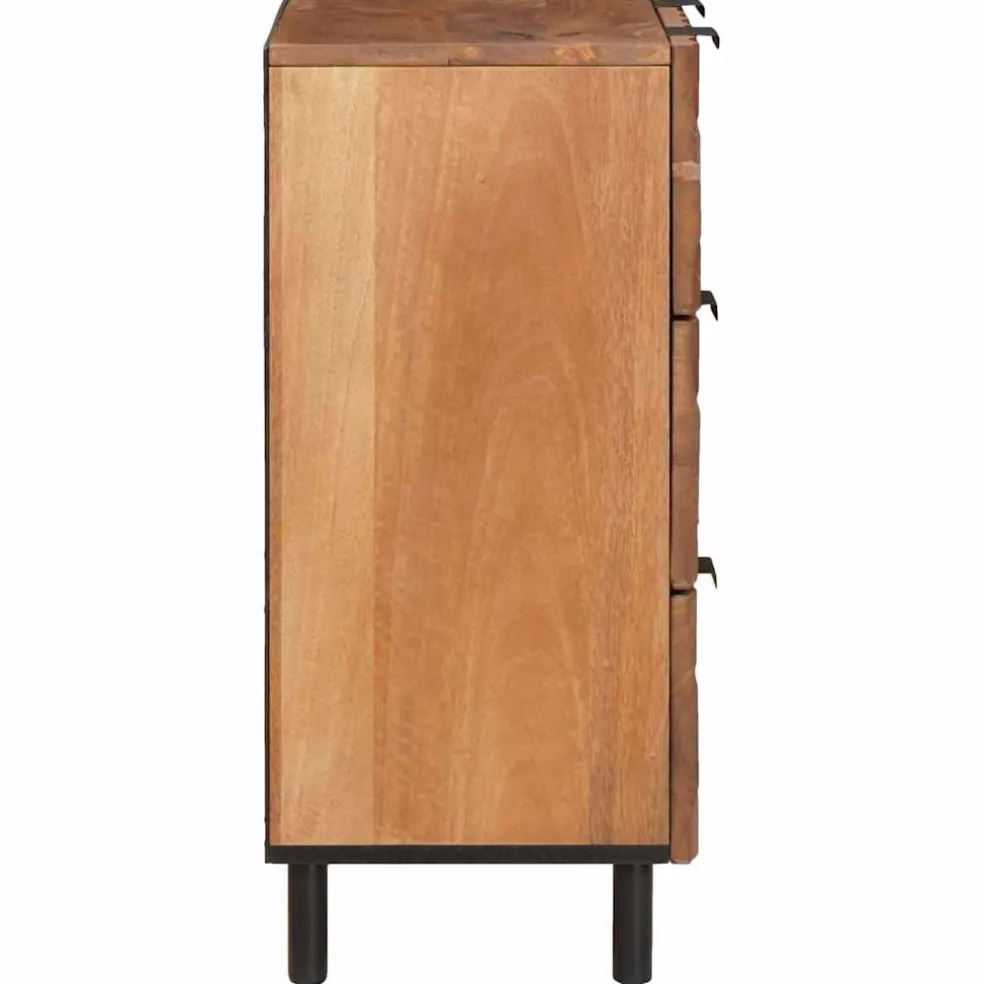 vidaXL Dressoir 60 x 33 x 75 cm Massief Mango Hout