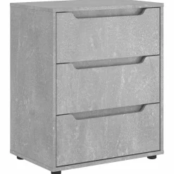 vidaXL Dressoir 60x40x73 cm spaanplaat betongrijs betongrijs