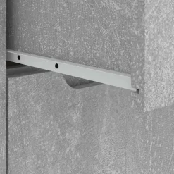 vidaXL Dressoir 60x40x73 cm spaanplaat betongrijs betongrijs