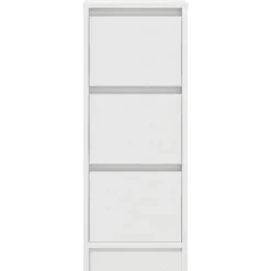vidaXL Dressoir 29,5x34x76 cm spaanplaat wit