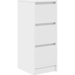 vidaXL Dressoir 29,5x34x76 cm spaanplaat wit