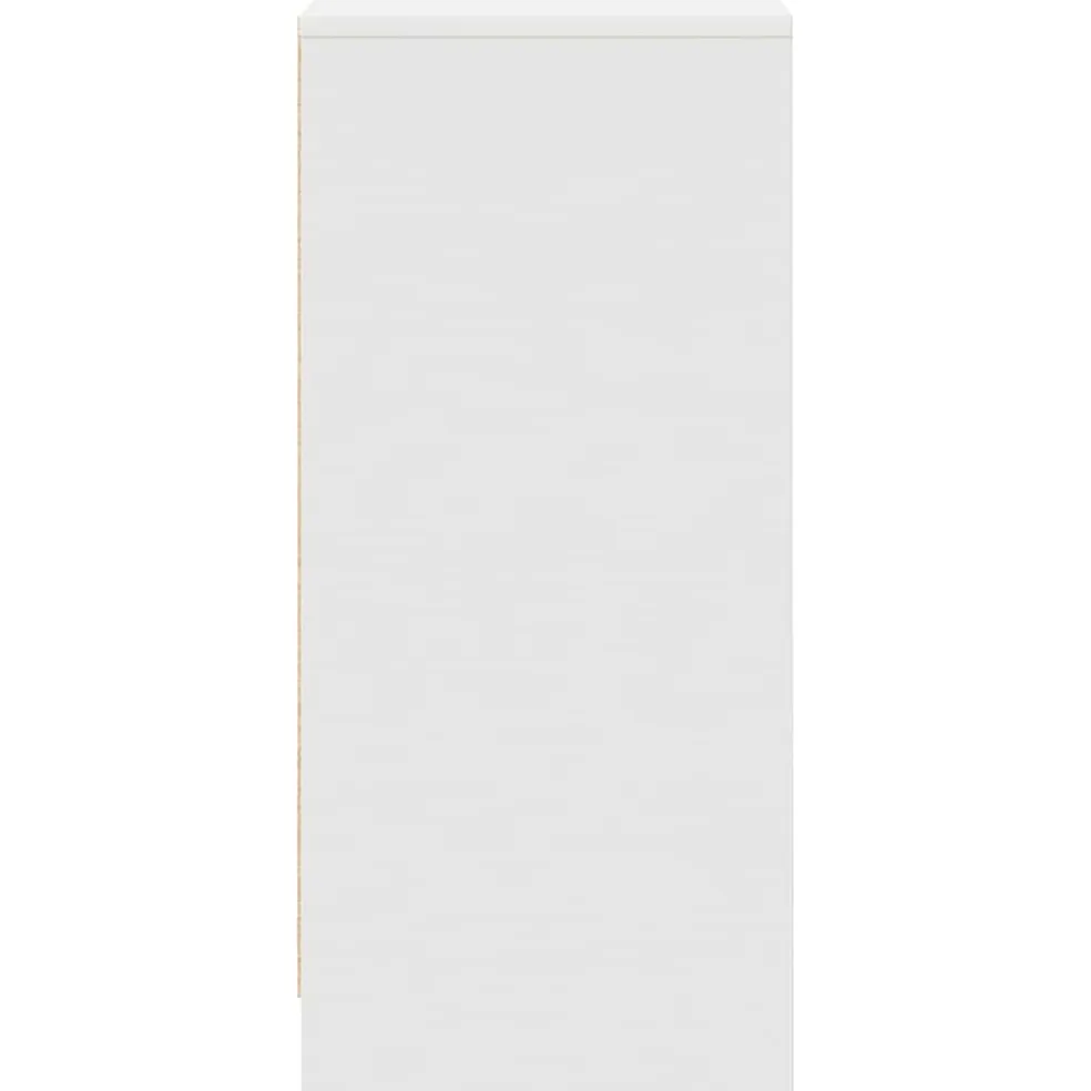 vidaXL Dressoir 29,5x34x76 cm spaanplaat wit