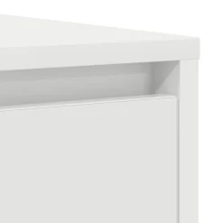 vidaXL Dressoir 29,5x34x76 cm spaanplaat wit