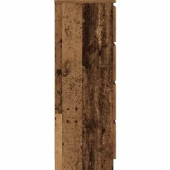 vidaXL Dressoir 60x35x98,5 cm spaanplaat oud hout