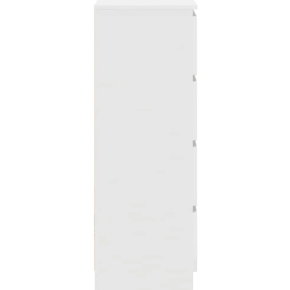 vidaXL Dressoir 37,5x35x99 cm spaanplaat wit