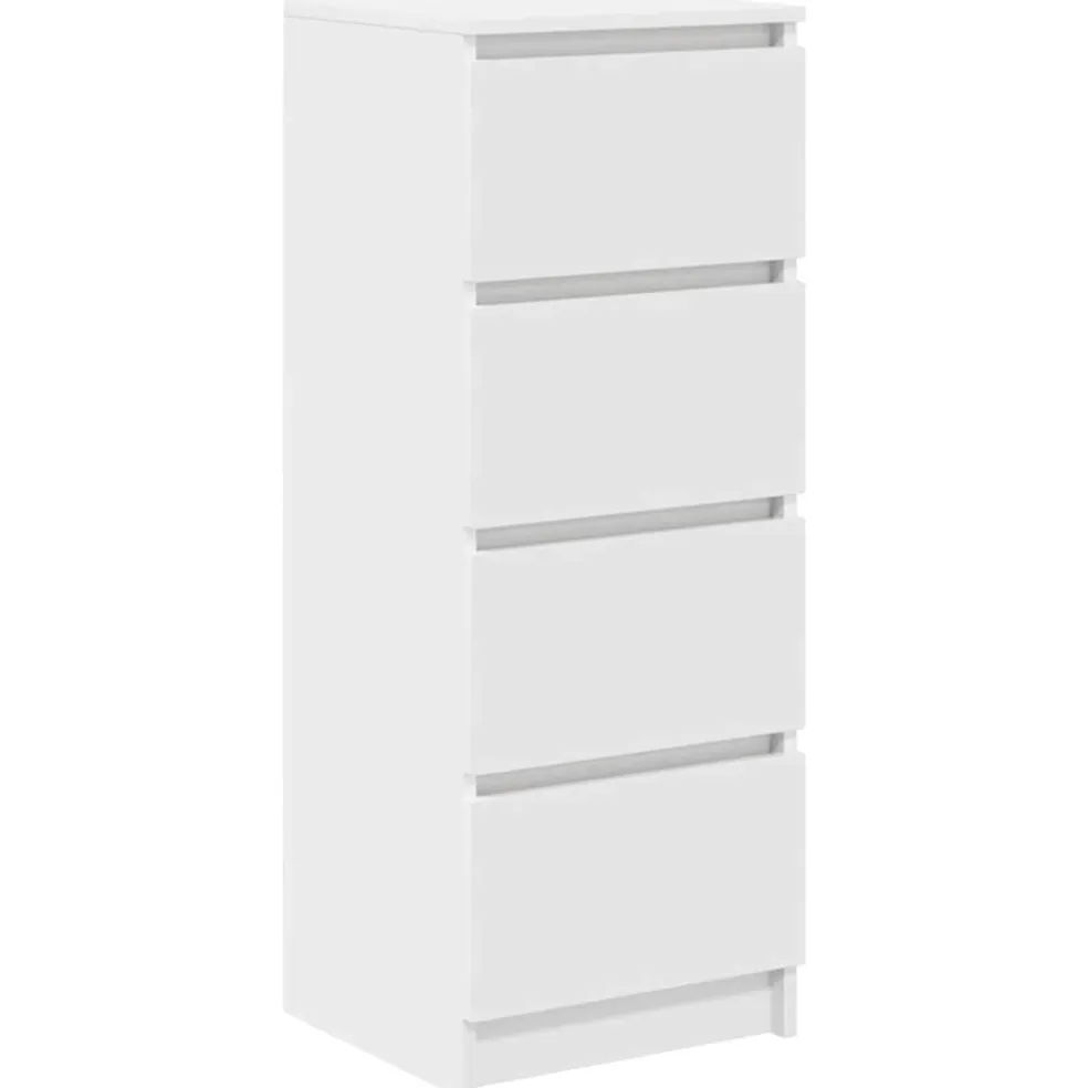 vidaXL Dressoir 37,5x35x99 cm spaanplaat wit