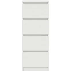 vidaXL Dressoir 37,5x35x99 cm spaanplaat wit