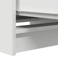 vidaXL Dressoir 37,5x35x99 cm spaanplaat wit