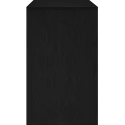 vidaXL Dressoir Zwart Eiken 120 x 41 x 75 cm Bewerkt hout