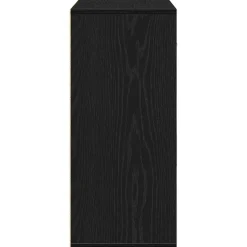 vidaXL Dressoir Zwart Eiken 60 x 31 x 70 cm Bewerkt hout