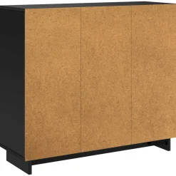 vidaXL Dressoir Zwart 85,5 x 31 x 75 cm Bewerkt hout