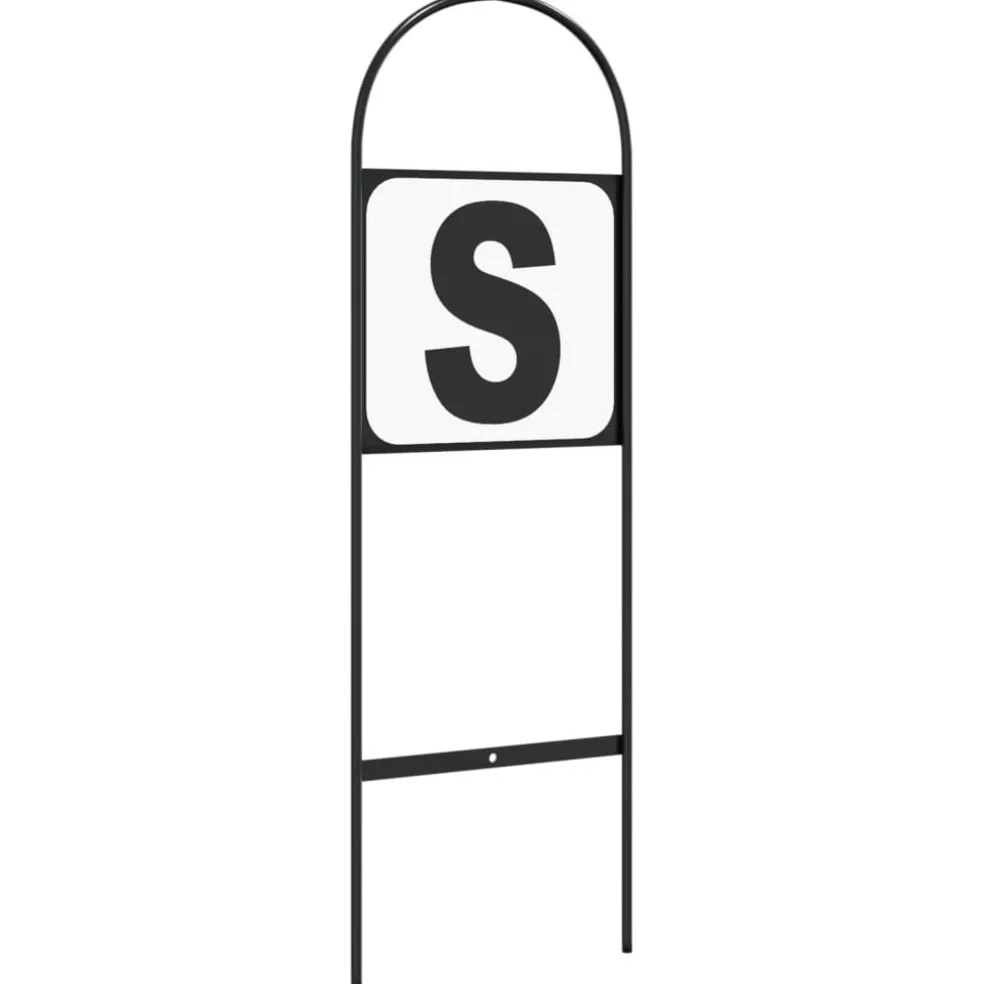 vidaXL Dressuurletters 4 st staal