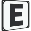 vidaXL Dressuurletters 12 st staal