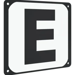 vidaXL Dressuurletters 12 st staal