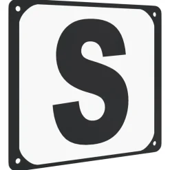 vidaXL Dressuurletters 12 st staal