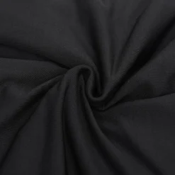 vidaXL Driezitsbankhoes stretch polyester jersey zwart