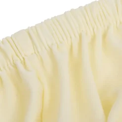 vidaXL Driezitsbankhoes stretch polyester jersey crèmekleurig