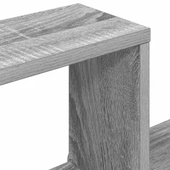 vidaXL Drijvende plank Muurmontage Grijs Sonoma 87 x 20 x 55 cm